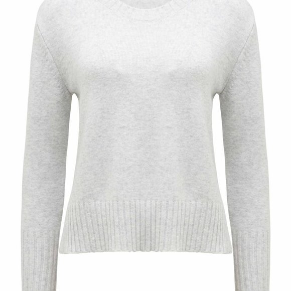 Luxurious Grey Crewneck Sweater - Picture 4 of 4